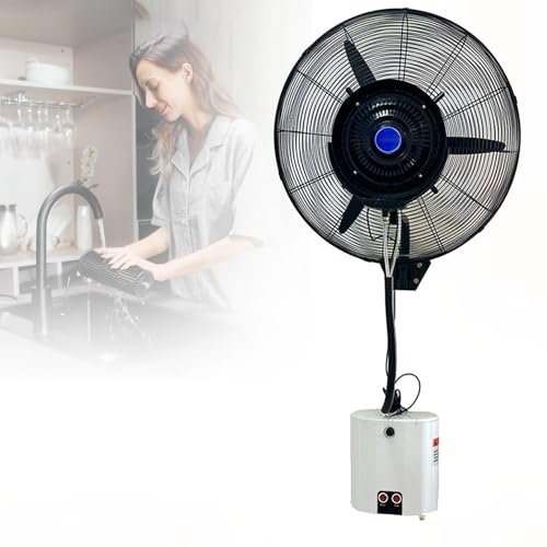 An der Wand montierter Kühlnebelventilator, Wandventilator mit Fernbedienung, 3 Geschwindigkeitsstufen für den Außenbereich, 120° oszillierender Ventilator mit Nebel, gewerblicher,81cm/31.9in An der Wand montierter Kühlnebelventilator, Wandventilator mit Fernbedienung, 3 Geschwindigkeitsstufen für den Außenbereich, 120° oszillierender Ventilator mit Nebel, gewerblicher,81cm/31.9in von Oiyekntd