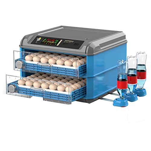 Eierkubator, 128-500 Huhn Eier vollautomatische Küken -Inkubator mit Autogeiser, Temperaturkontrolle Inkubator zum Schlüpfen von Hühnern, Gans, Ente, Wachtel,128 von Oiyekntd