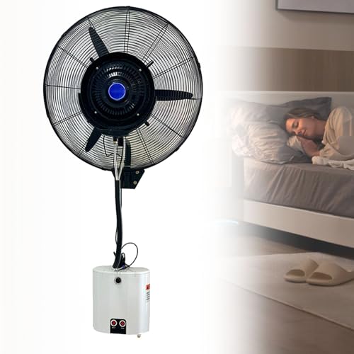 Hochleistungs-Industrieventilator zur Wandmontage, elektrischer Luftzirkulationsventilator mit 3 Geschwindigkeiten und Nebel, 120 ° -Kühlventilator mit Schüttelkopf, für Schlafzimmer,81cm/31.9in Hochleistungs-Industrieventilator zur Wandmontage, elektrischer Luftzirkulationsventilator mit 3 Geschwindigkeiten und Nebel, 120 ° -Kühlventilator mit Schüttelkopf, für Schlafzimmer,81cm/31.9in von Oiyekntd