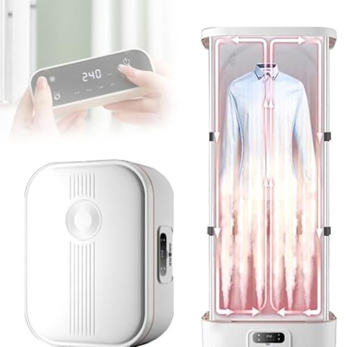 Oiyekntd 900 W vertikaler Dampfglätter, kabellos mit Fernbedienung, inklusive Aromatherapie-Box und zusammenklappbarem Kleiderbügel, zusammenklappbarer Haushaltswäschetrockner für Stoffe und Kleidung Oiyekntd 900 W vertikaler Dampfglätter, kabellos mit Fernbedienung, inklusive Aromatherapie-Box und zusammenklappbarem Kleiderbügel, zusammenklappbarer Haushaltswäschetrockner für Stoffe und Kleidung von Oiyekntd