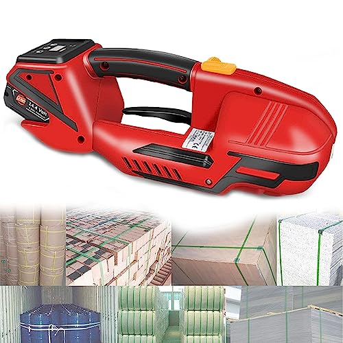 Oiyekntd Automatische Gurpferenzmaschine für PP/PET -Gurte, 4000 -mAh -Akku Elektrische Verpackungsgeräte -Maschine angetriebene Streifenwerkzeuge mit LCD -Bildschirm für Palettenbox,2Battery Oiyekntd Automatische Gurpferenzmaschine für PP/PET -Gurte, 4000 -mAh -Akku Elektrische Verpackungsgeräte -Maschine angetriebene Streifenwerkzeuge mit LCD -Bildschirm für Palettenbox,2Battery von Oiyekntd