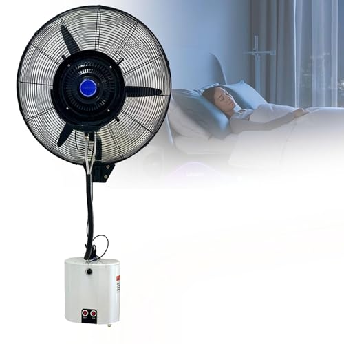 Wandventilator, elektrischer Ventilator, ferngesteuerter oszillierender Industrieventilator mit Oszillations- und Zeitfunktion für den Schlafsaal im Restaurant zu Hause, mit Nebel,81cm/31.9in Wandventilator, elektrischer Ventilator, ferngesteuerter oszillierender Industrieventilator mit Oszillations- und Zeitfunktion für den Schlafsaal im Restaurant zu Hause, mit Nebel,81cm/31.9in von Oiyekntd