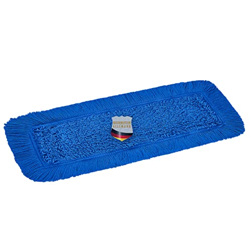 Okaei 1 Stück Wischmopp Bezug (50 cm) - Bodenwischer-Wischbezug zur Trocken- & Nassreinigung - Bodenwischer-Bezug für alle Gängigen Wischmopp-Halter und Pressen - Hochwertiger Wischer-Bezug Blau von Okaei