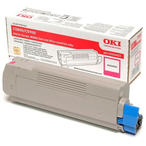 OKI 43324422 C5800, C5900, C5550MFP Tonerkartusche 5.000 Seiten, magenta OKI 43324422 C5800, C5900, C5550MFP Tonerkartusche 5.000 Seiten, magenta von Oki