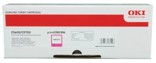 OKI 43381906 - Oki 43381906 2k Magenta Toner von Oki