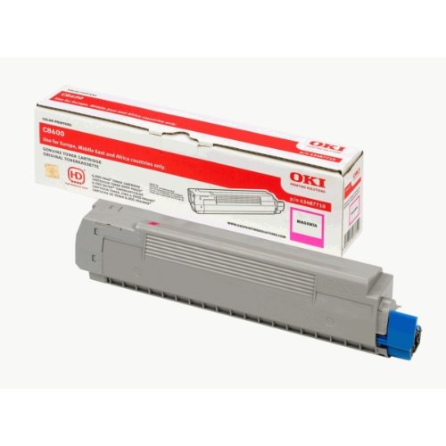 OKI 43487710 Toner magenta für C 8600 CDTN/DN/DTN/N/8800 CDTN/DTN/N von Oki