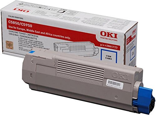 OKI 43865723 C5850, C5950 Tonerkartusche 6.000 Seiten, cyan OKI 43865723 C5850, C5950 Tonerkartusche 6.000 Seiten, cyan von OKI