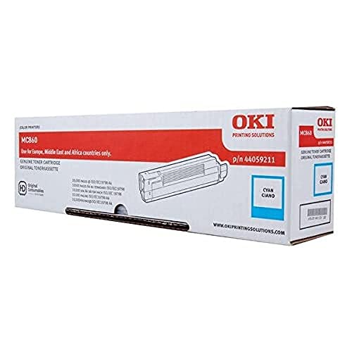 OKI 44059211 MC860 Tonerkartusche 10.000 Seiten, cyan von Oki