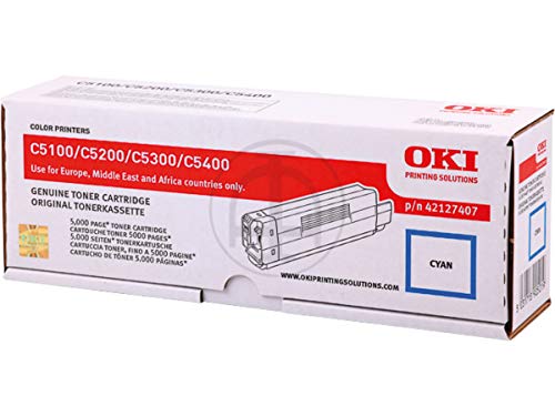 OKI C 5400 N (42127407) - original - Toner cyan - 5.000 Seiten von Oki