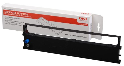 OKI Farbbandkassette für ML1190/ML1191 Nadeldrucker Schwarz von Oki