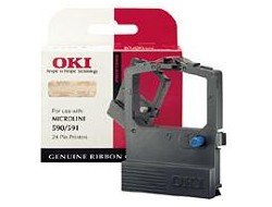 Oki 9002316. Black Printer Ribbon – Printer Ribbons (Microline 590, 591, Black, Dot Matrix, 4000000 Characters, Black, Box) von Oki