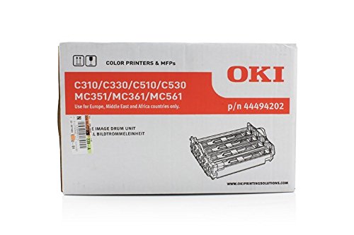 Original Bildtrommel OKI C310 44494202 - 1 Trommel - Schwarz, Cyan, Magenta, Gelb - 20.000 Seiten von Oki