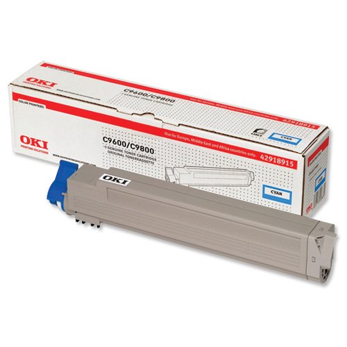 Original OKI 42918915 Toner Cyan für OKI C 9600 XF Pro Lite von Oki