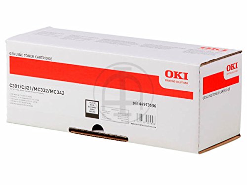 Original OKI 44973536 / C301, für MC 342 DN Premium Drucker-Kartusche, Schwarz, 2200 Seiten von Oki