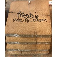 Rustikale Holz-Untersetzer - Set Von 4 Rustikale Holz-Untersetzer - Set Von 4 von OklaTerritoryRustics