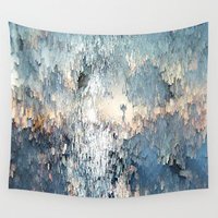 Abstrakte Kunst Wand Wandteppich, Moderne Wanddekoration, Abstrakter Wandteppich, Boho Dekor von OkopipiDesign