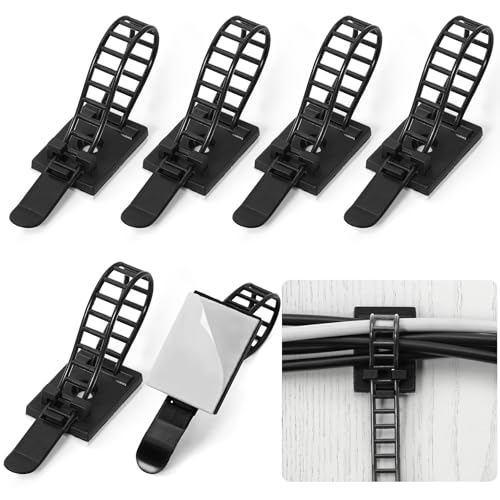 Okoss 50 Stück Kabelhalter Selbstklebend, Kabelclips Kabelmanagement Kabelklemmen Kabelbefestigung Kabelhalterungen Schreibtisch Organizer für Computerkabel, TV-Kabel, USB-Kabel (Schwarz) Okoss 50 Stück Kabelhalter Selbstklebend, Kabelclips Kabelmanagement Kabelklemmen Kabelbefestigung Kabelhalterungen Schreibtisch Organizer für Computerkabel, TV-Kabel, USB-Kabel (Schwarz) von Okoss