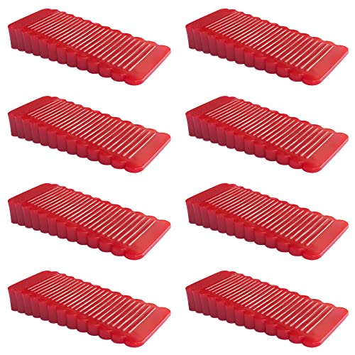 Oksdown 8 Stück Rot Gummi Türstopper Höhenverstellbar kratzfester Rutschfester Türkeil für Balkontür, Arbeitszimmer, Kinderzimmer, Badezimmer Oksdown 8 Stück Rot Gummi Türstopper Höhenverstellbar kratzfester Rutschfester Türkeil für Balkontür, Arbeitszimmer, Kinderzimmer, Badezimmer von Oksdown