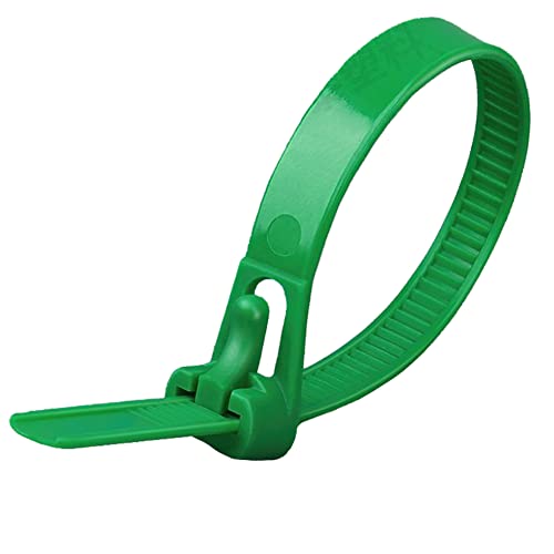 Oksdown Kabelbinder wiederverschließbar Grün 150 mm × 7,6 mm 100 Stück UV-Beständig Stark Groß Nylon Kunststoff wiederverwendbar Set Oksdown Kabelbinder wiederverschließbar Grün 150 mm × 7,6 mm 100 Stück UV-Beständig Stark Groß Nylon Kunststoff wiederverwendbar Set von Oksdown