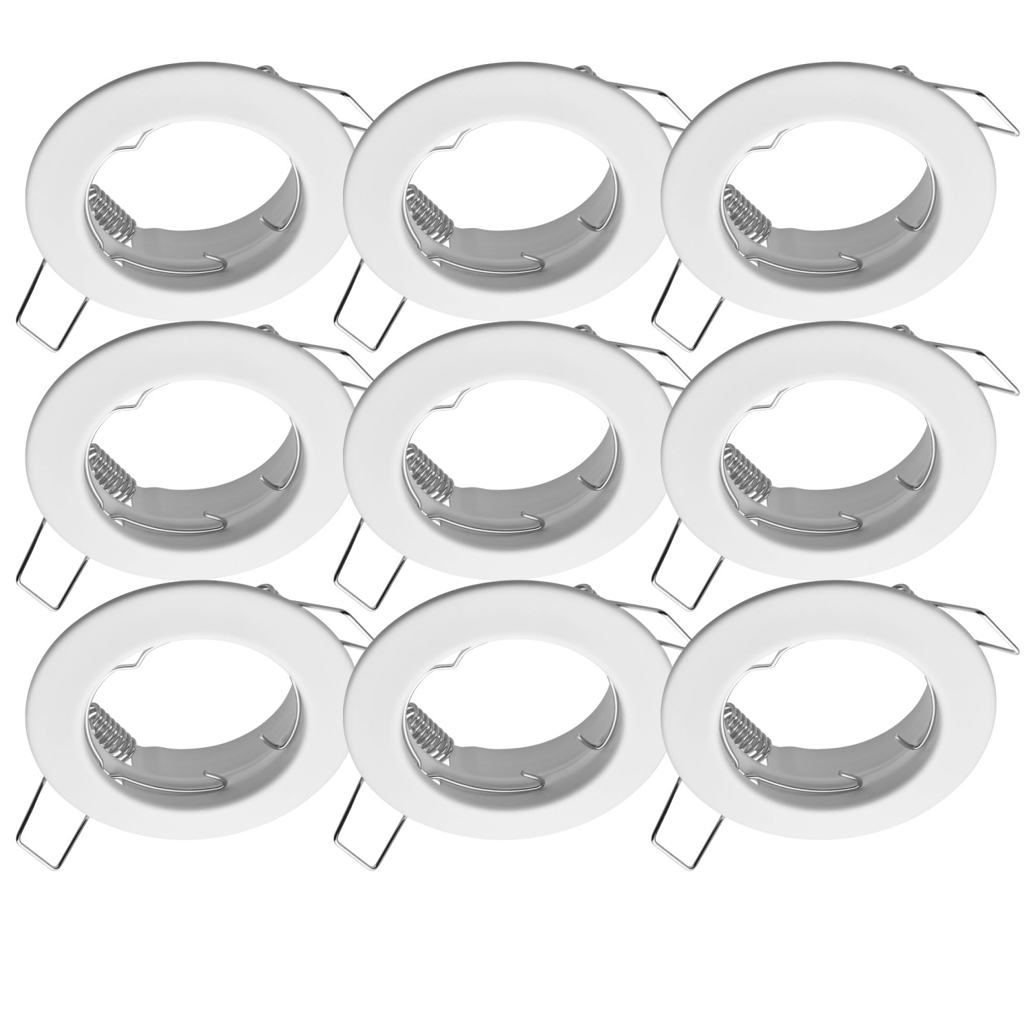 Oktaplex 12er Set Einbauleuchte Sedan für LED-Module 50mm Einbauspot Weiß Deckenspot Oktaplex 12er Set Einbauleuchte Sedan für LED-Module 50mm Einbauspot Weiß Deckenspot von Oktaplex lighting