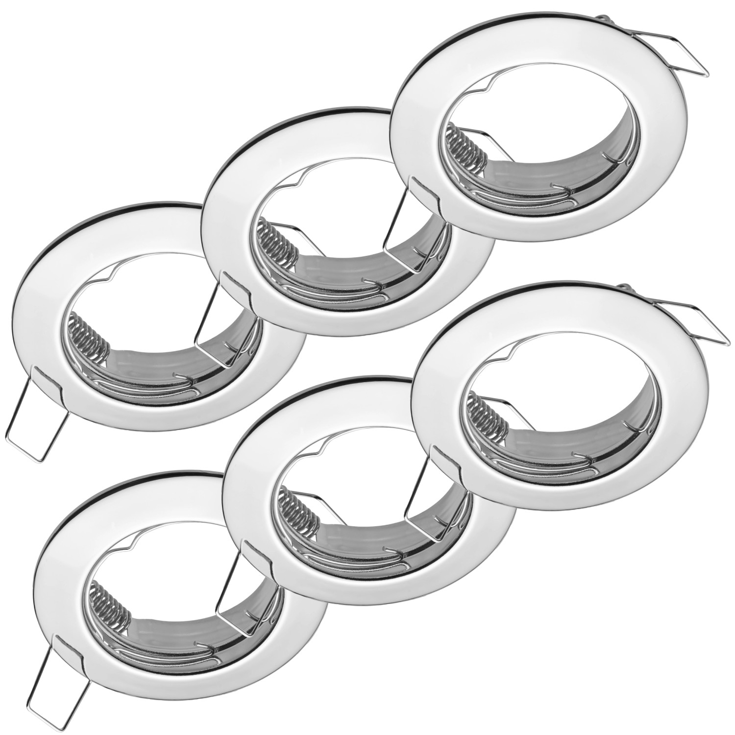 Oktaplex 3er Set Einbauspot Sedan für LED-Module 50mm Spot Rahmen Chromeoptik Deckenstrahler Oktaplex 3er Set Einbauspot Sedan für LED-Module 50mm Spot Rahmen Chromeoptik Deckenstrahler von Oktaplex lighting