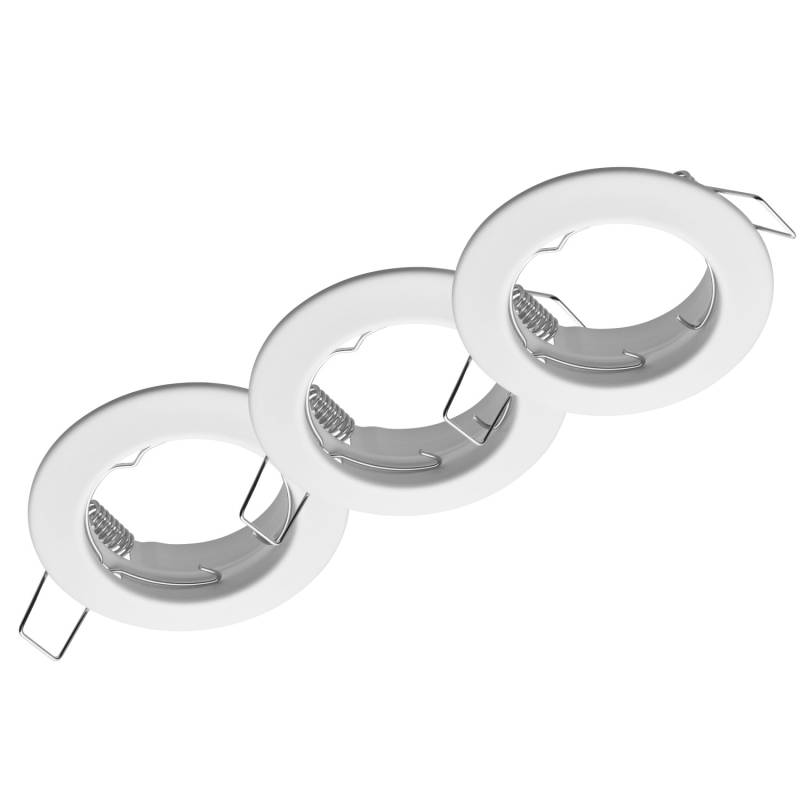 Oktaplex 6er Set Einbaustrahler Sedan für LED-Module 50mm Deckenstrahler Weiß Deckenspot von Oktaplex lighting