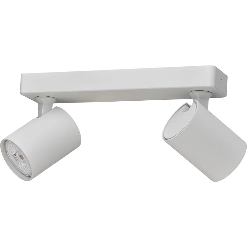 Oktaplex Bora Alu Deckenstrahler inkl. 3-Step Dimmbar GU10 Leuchtmittel Warmweiß Schwenkbar 2-flammig Weiß Oktaplex Bora Alu Deckenstrahler inkl. 3-Step Dimmbar GU10 Leuchtmittel Warmweiß Schwenkbar 2-flammig Weiß von Oktaplex lighting