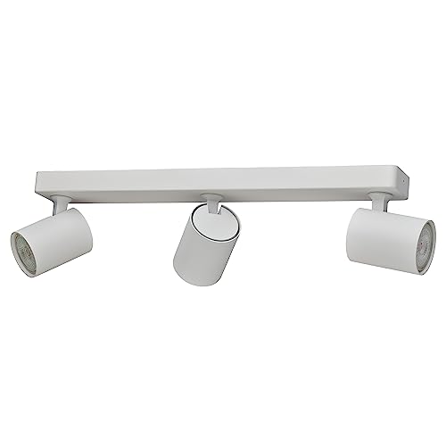 Oktaplex Bora Deckenstrahler 3 flammig GU10 LED Spotbalken 45 cm 230 V Spotleuchte schwenkbar Strahler-Deckenlampe weiss Oktaplex Bora Deckenstrahler 3 flammig GU10 LED Spotbalken 45 cm 230 V Spotleuchte schwenkbar Strahler-Deckenlampe weiss von Oktaplex lighting