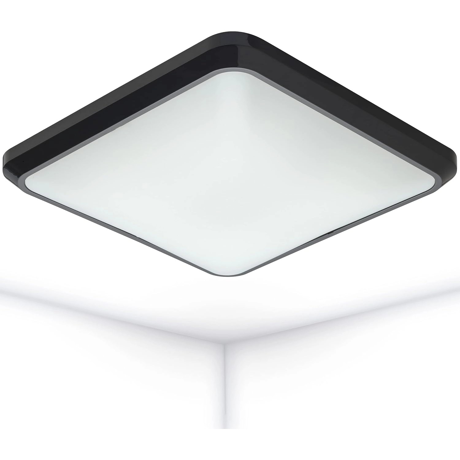 Oktaplex LED Deckenleuchte Pino Anthrazit 850lm Warmweiß 25cm von Oktaplex lighting