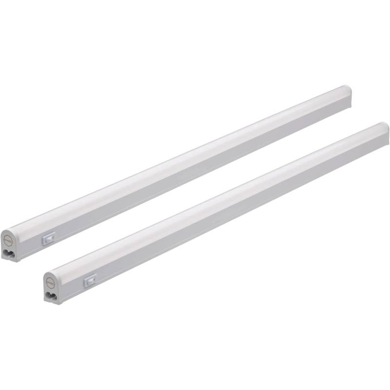 Oktaplex LED Unterbauleuchte Riga 2er Set Küche 84cm Neutralweiß 4000K 230V mit Schalter von Oktaplex lighting