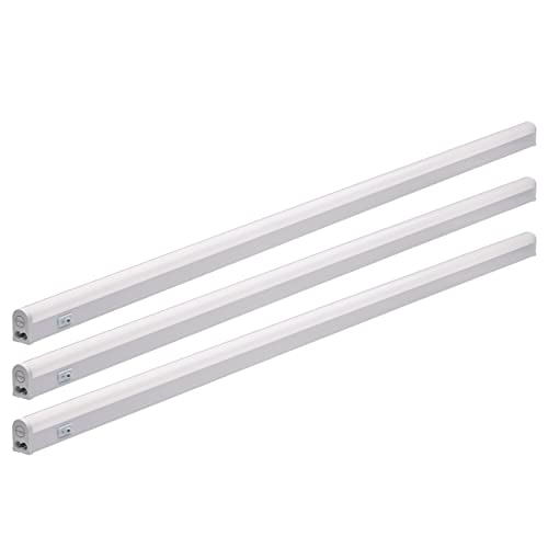 Oktaplex lighting 3er Set Unterbauleuchte LED 18W 1620lm Warmweiß 3000K, Lichtleiste Küche LED mit Schalter erweiterbar | Länge: 114cm von Oktaplex lighting
