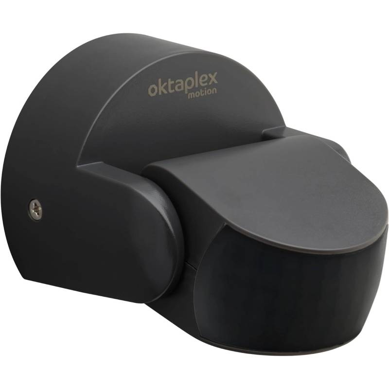 Oktaplex Bea Bewegungsmelder Außen IP65 10m Reichweite Anthrazit von Oktaplex motion