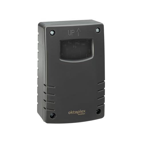 Oktaplex Bela Dämmerungsschalter Aussen mit Ausschalttimer IP65 230V anthrazit Einstellbarer Dämmerungssensor von Oktaplex motion