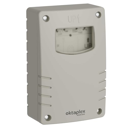 Oktaplex Bela Dämmerungsschalter Aussen mit Ausschalttimer IP65 230V grau-weiß Einstellbarer Dämmerungssensor von Oktaplex motion