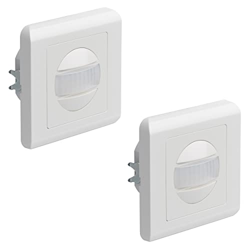 Oktaplex Ela 2er Set Bewegungsmelder Unterputz 160° Infrarot-Sensor 9m Reichweite 230V Hohlwanddose weiß mit Dämmerungssensor Oktaplex Ela 2er Set Bewegungsmelder Unterputz 160° Infrarot-Sensor 9m Reichweite 230V Hohlwanddose weiß mit Dämmerungssensor von Oktaplex motion