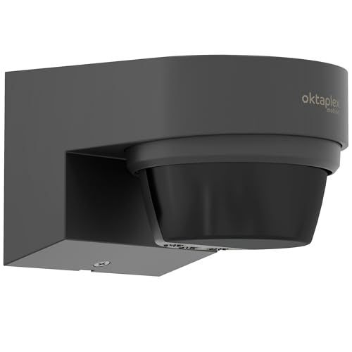 Oktaplex Eva 2er Set Bewegungsmelder Aussen 12m / 240° Infrarot Bewegungssensor Aufputz IP65 Motion Sensor anthrazit Oktaplex Eva 2er Set Bewegungsmelder Aussen 12m / 240° Infrarot Bewegungssensor Aufputz IP65 Motion Sensor anthrazit von Oktaplex motion