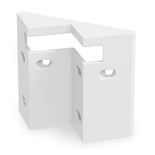 Oktaplex Eva Eckwandhalterung weiß zur Eckwandmontage des Bewegungsmelders von Oktaplex motion