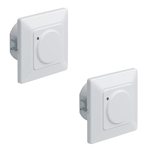 Oktaplex Fee 2er Set Bewegungsmelder Unterputz 180° Hochfrequenz-Sensor 5-15m Reichweite 230V Hohlwanddose weiß mit Dämmerungssensor Oktaplex Fee 2er Set Bewegungsmelder Unterputz 180° Hochfrequenz-Sensor 5-15m Reichweite 230V Hohlwanddose weiß mit Dämmerungssensor von Oktaplex motion