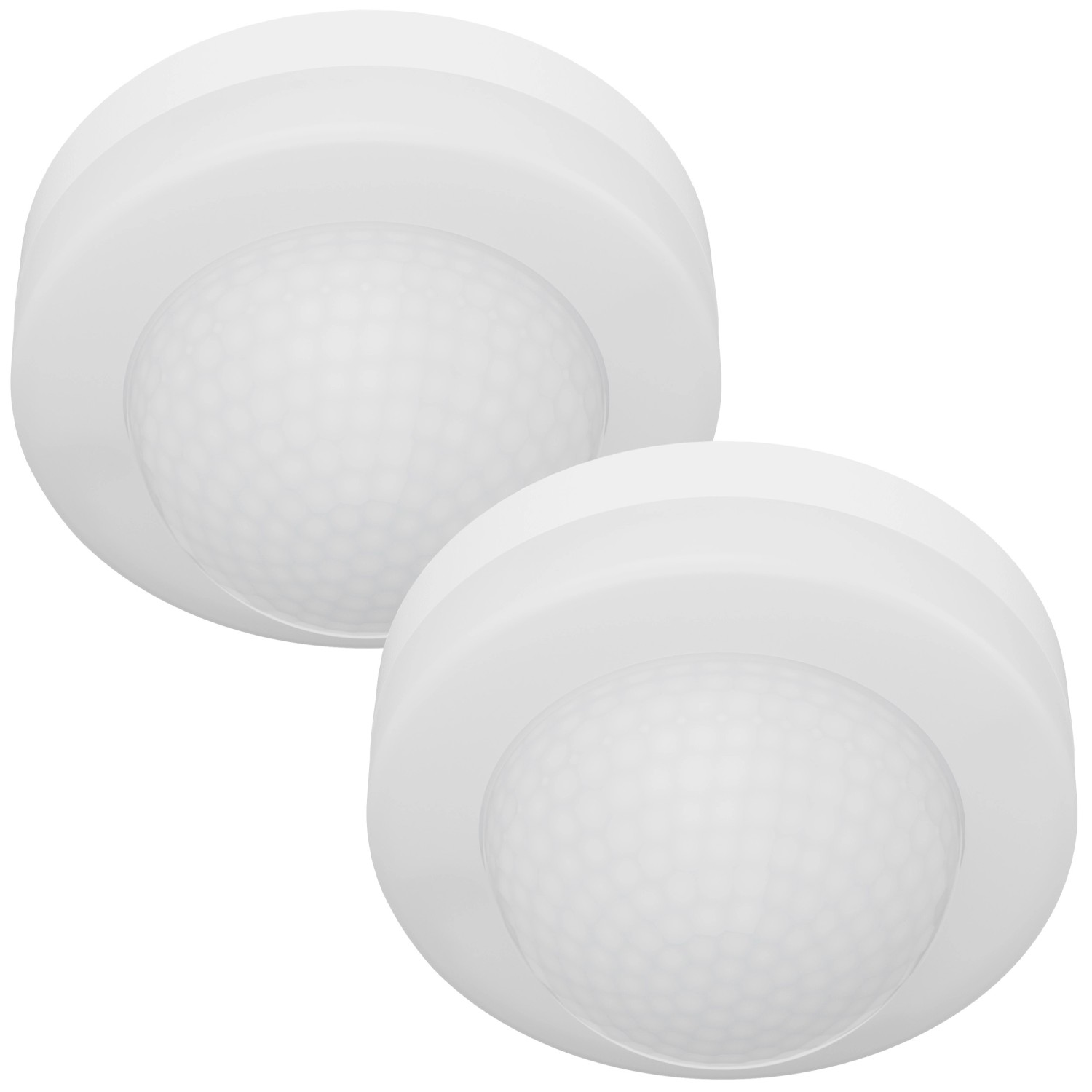 Oktaplex Jim 360 Grad Deckenbewegungsmelder 2er Set PIR-Sensor 10m Aufputz Weiß von Oktaplex motion