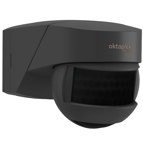 Oktaplex Lea 2er Set Bewegungsmelder Aussen Outdoor IP54 PIR-Sensor 180 Grad 12m Wand- Decken- Eckmontage 230V anthrazit LED geeignet Oktaplex Lea 2er Set Bewegungsmelder Aussen Outdoor IP54 PIR-Sensor 180 Grad 12m Wand- Decken- Eckmontage 230V anthrazit LED geeignet von Oktaplex motion