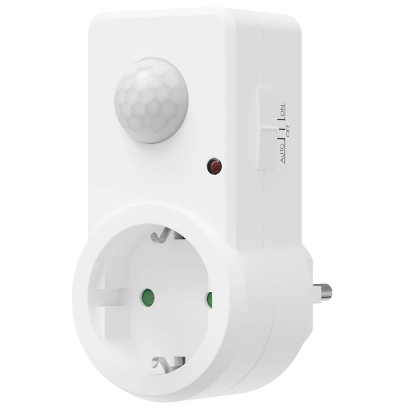 Oktaplex Sia Steckdose mit Bewegungsmelder Infrarotsensor 9m Zwischenstecker Weiß Oktaplex Sia Steckdose mit Bewegungsmelder Infrarotsensor 9m Zwischenstecker Weiß von Oktaplex motion