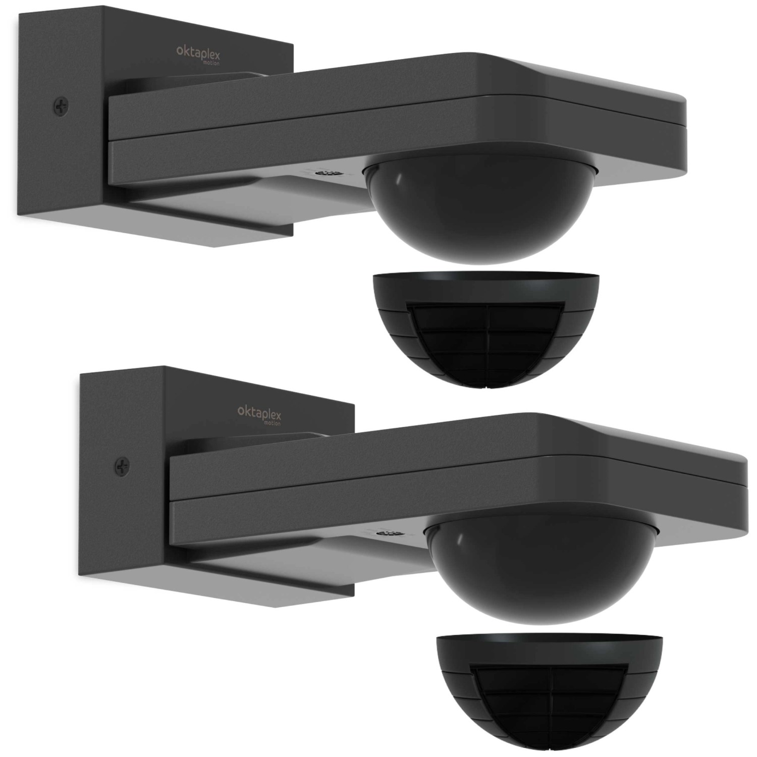 Oktaplex Tea Bewegungsmelder 2er Set 360 Grad 9m Außen Schwenkbar Anthrazit IP65 Oktaplex Tea Bewegungsmelder 2er Set 360 Grad 9m Außen Schwenkbar Anthrazit IP65 von Oktaplex motion