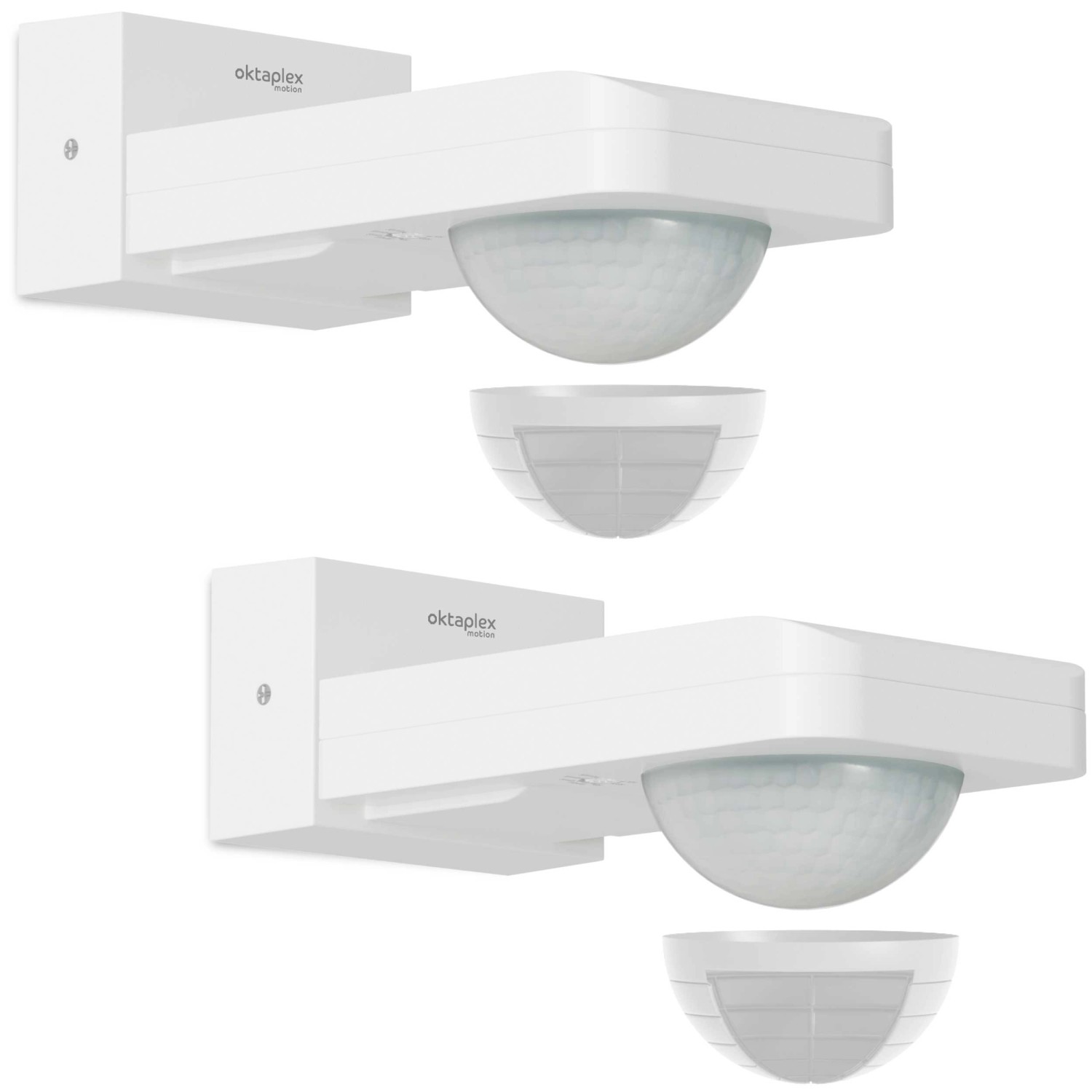 Oktaplex Tea Bewegungsmelder 2er Set 360 Grad 9m Außen Schwenkbar Weiß IP65 Oktaplex Tea Bewegungsmelder 2er Set 360 Grad 9m Außen Schwenkbar Weiß IP65 von Oktaplex motion