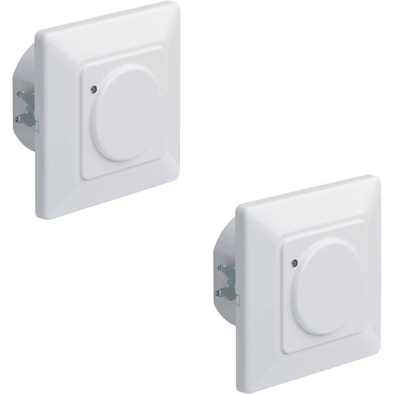 Oktaplex Unterputz Bewegungsmelder 2er Set 180° Sensor 5-15m Weiß von Oktaplex motion