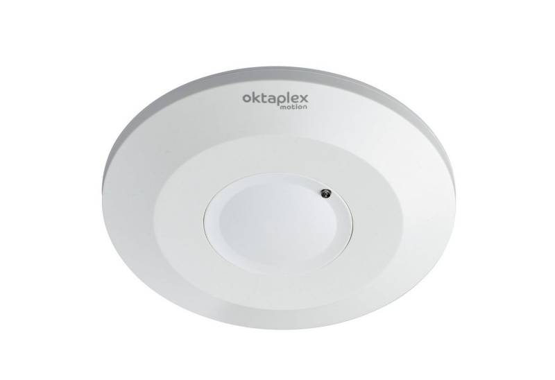 Oktaplex motion Bewegungsmelder Ida 360° HF-Sensor innen, Deckenbewegungsmelder sehr flach 2-16m Reichweite von Oktaplex motion