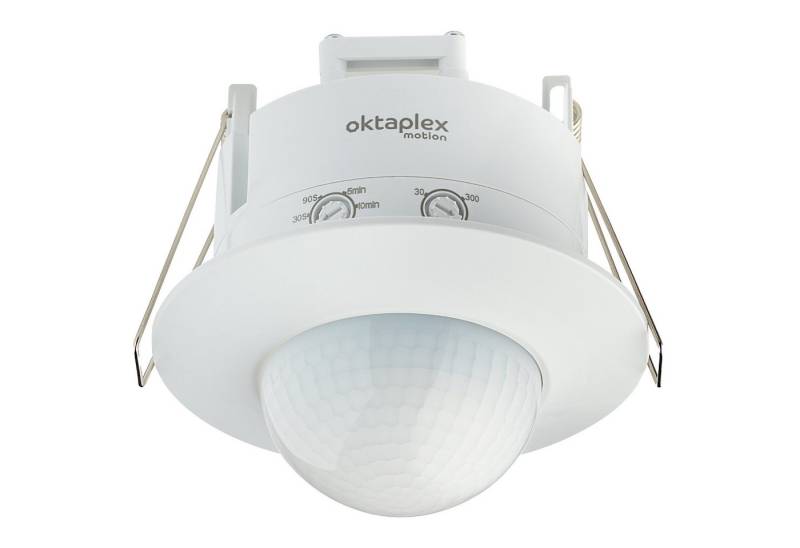 Oktaplex motion Bewegungsmelder Sam 360 Grad für Innen Unterputz, Präsenzmelder Unterputz 230V LED geeignet von Oktaplex motion