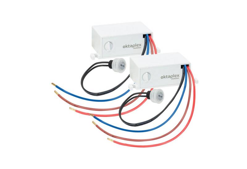 Oktaplex motion Dämmerungsschalter Jasy Einbau Dämmerungssensor 230V, Einbausensor weiß Lichtsensor IP65 von Oktaplex motion