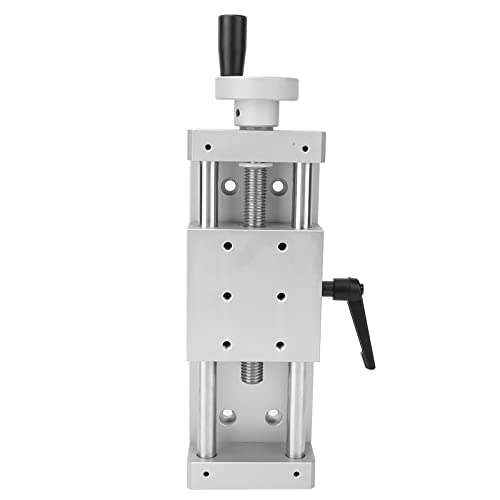 Lineartisch Schiebetisch , 196N Tragfähigkeit Manueller Tisch Schiebetisch Aluminiumlegierung anodische Oxidation Oberflächenbehandlung für Produktionsmaschinen(Hub 100mm) von Okuyonic