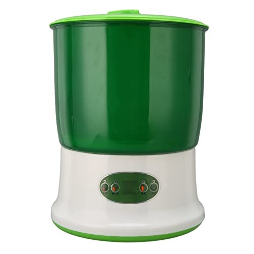 Okuyonic Sojasprossen-Growkit, Sojasprossen Maschine weit verbreiteter Samensprosser, lebensmittelechtes, langlebiges PP, für Joghurt, für Sojasprossen(220V europäischer Standard) von Okuyonic