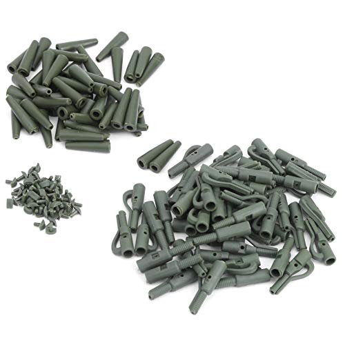 Okuyonic Tail Cone, Carp Safety Clips Portable zum Befestigen der Angelschnur für die Fischerei von Okuyonic